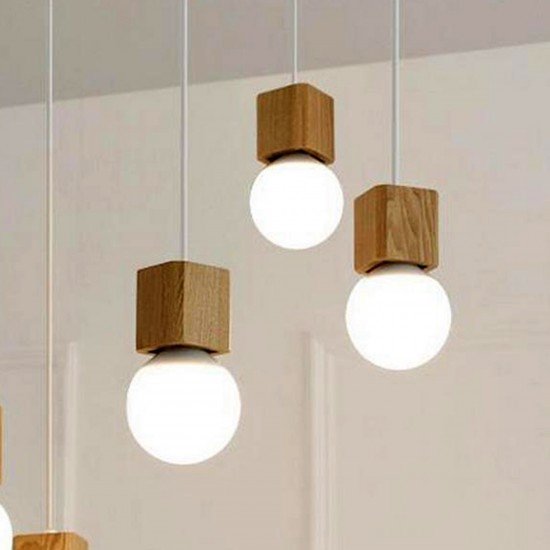 Wooden Pendant Light