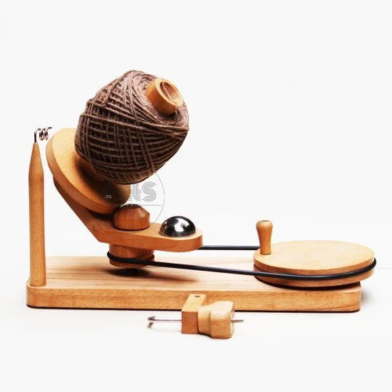 Wooden Yarn Winder Large Wooden Yarn Winder for Knitting Crocheting  Handcrafted Heavy Duty Natural Ball Winder Knitter's Gift 