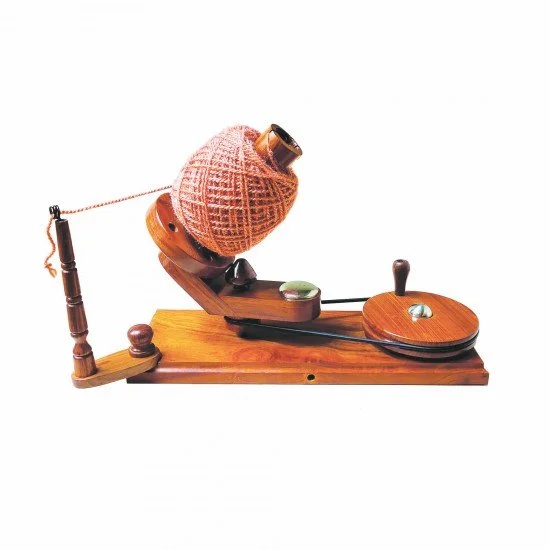 Hand Oprated Yarn Winder Extra Large Wooden Yarn Winder for Knitting  Crocheting Handcrafted Heavy Duty Natural Yarn Ball Winder and Swift 