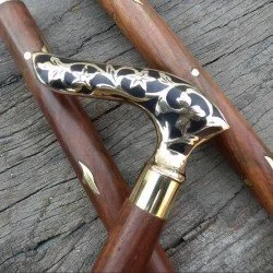 Walking Stick Made of Solid Brass Walking Cane for Wedding Ceremony  Designer Brass Jaguar Head Handle