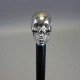 Walking Stick with Skull Handle Made of Solid Brass Walking Cane for Wedding Ceremony Designer Brass Skull Head Handle Black Stick